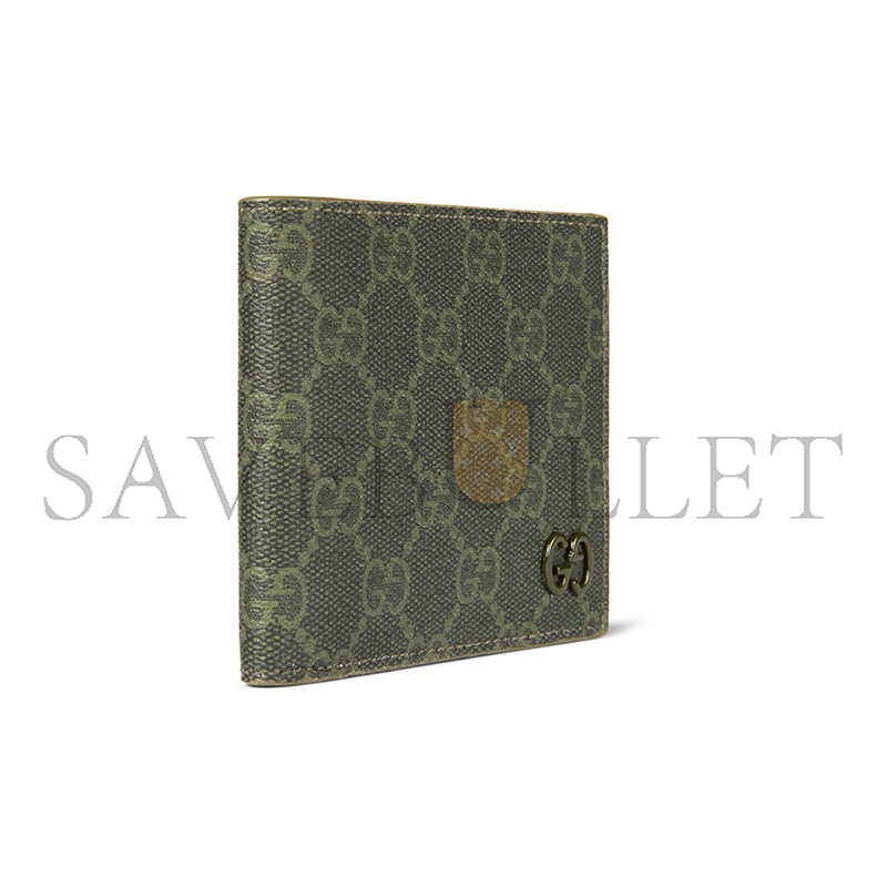 Gvc*1 gg monogram bi-fold wallet 768243 (21*9cm)